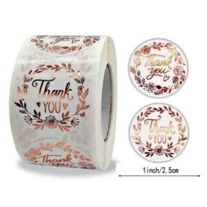 "Thank You" Sticker Roll