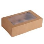 6-Hole Cupcake Box with Window