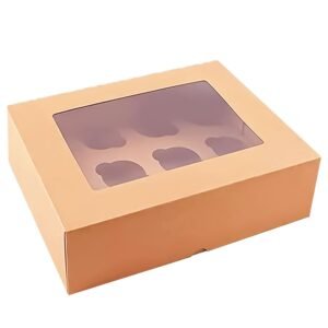 12-Hole Cupcake Box with Window