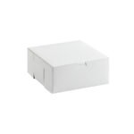 White Cake Box 1kg – 10 x 10 x 5"